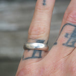 Vintage Sterling Silver Band 6.75