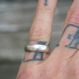 Vintage Sterling Silver Band 6.75