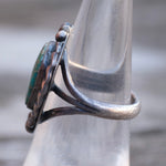 Vintage Sterling Turquoise Ring 5.75