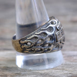 Vintage Sterling Silver Harley Ring 13