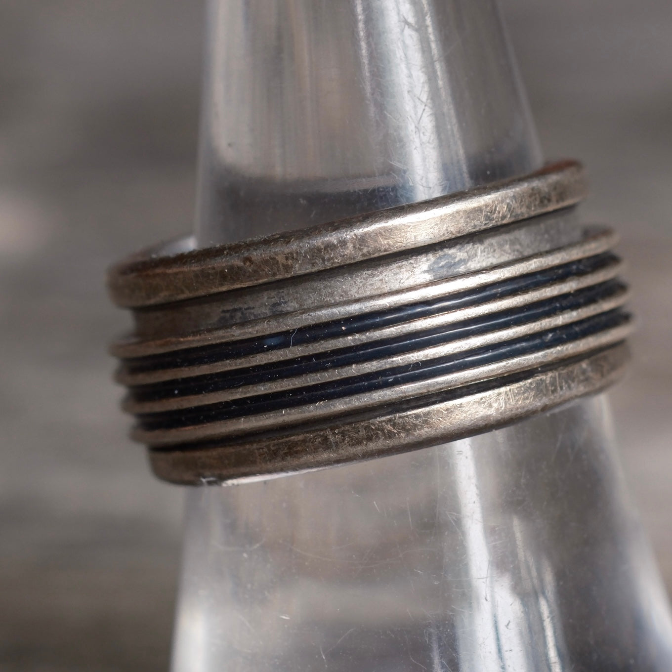 Vintage Sterling Silver Spinner Ring 8.25