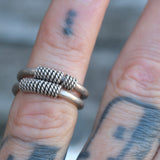 Vintage Sterling Braided Band 3.25