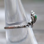 Vintage Sterling Snake Ring 6.75