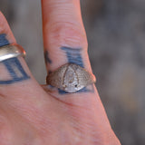Vintage Sterling Silver Arrowhead Band Ring 7.75