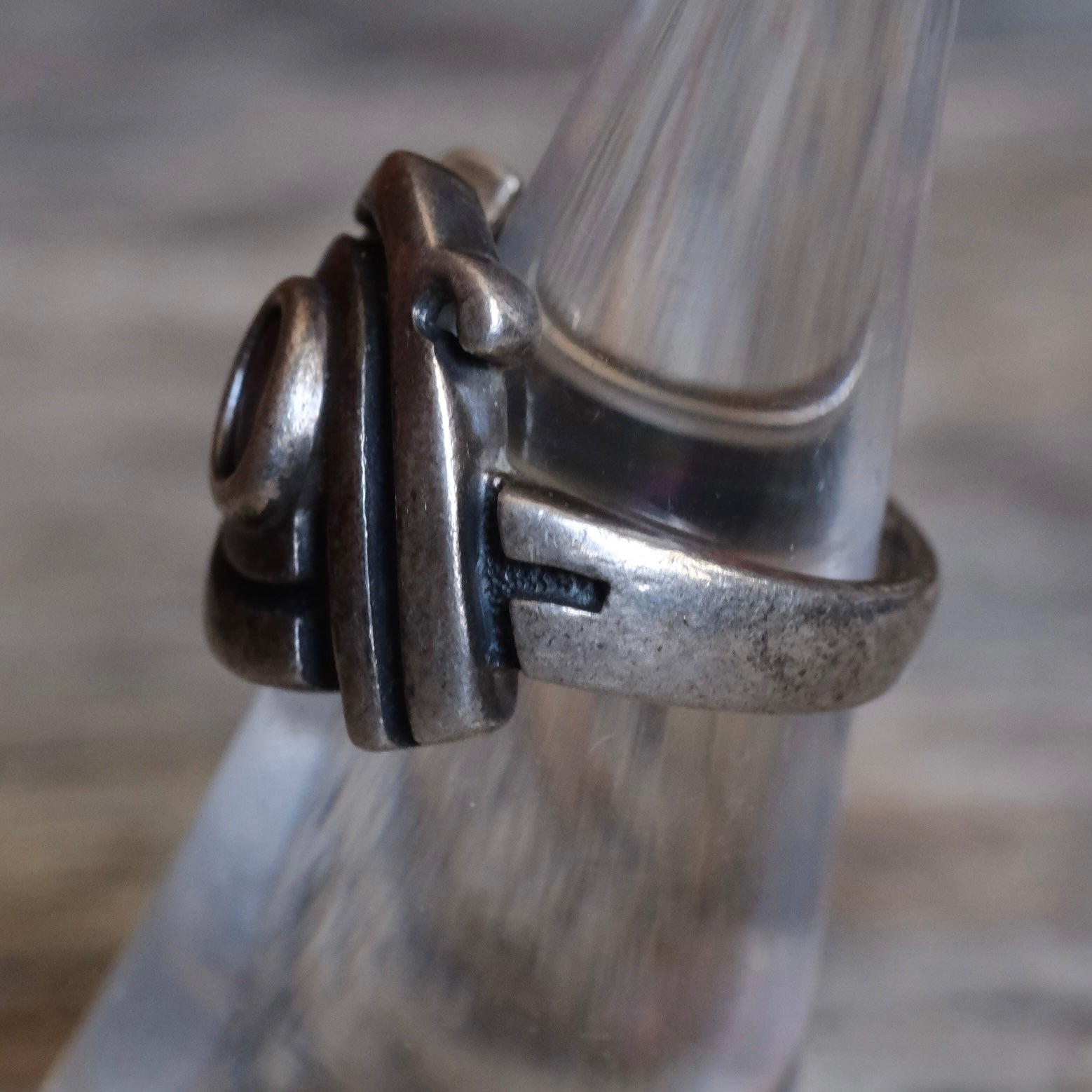 Vintage Sterling Ameythst Ring 5