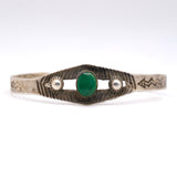 Vintage Sterling Turquoise Cuff Bracelet