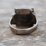 Vintage Sterling Silver Plated New Guinea WWII Ring 8.5