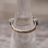 Vintage Sterling Turquoise Inlay Band 5.25