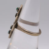 Vintage Sterling Turquoise Ring 6.5