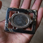 Vintage Motorcycle Belt Buckle