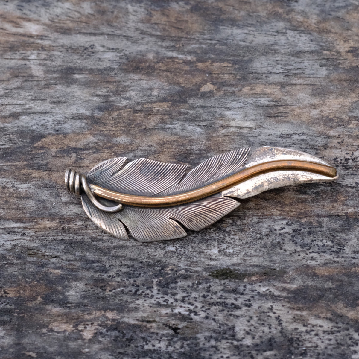 Lena Platero Vintage Sterling Feather Pin