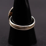 Vintage Sterling Blue Glass Roper Ring 8.75