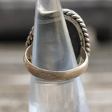 Vintage Sterling Jasper Ring 4.25
