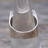 Vintage Sterling Wood Inlay Ring 9.5