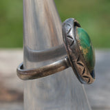 Vintage Sterling Turquoise Ring 5