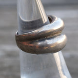 Vintage Sterling Silver Modernist Ring 5