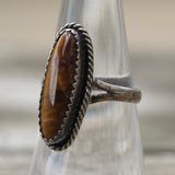 Vintage Sterling Tigers Eye Ring 7