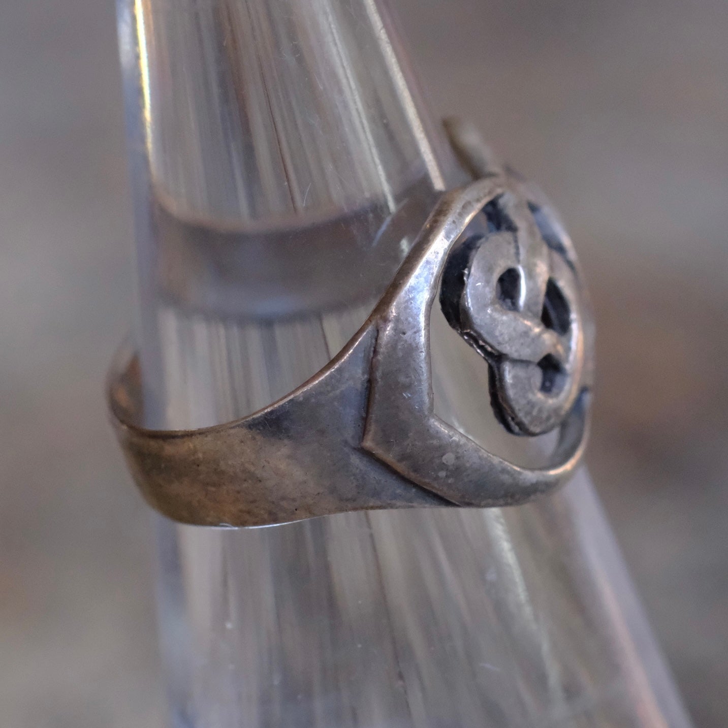 Vintage Sterling Celtic Knot Ring 6