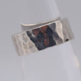Vintage Sterling Silver Textured Band 5.75