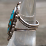 Vintage Sterling Turquoise Ring 6.25
