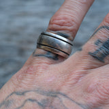 Vintage Sterling Silver Band 6.5