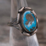 Vintage Sterling Turquoise Ring 6.25