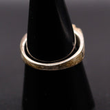 Vintage Sterling Abalone Inlay Tribal Ring 7.75