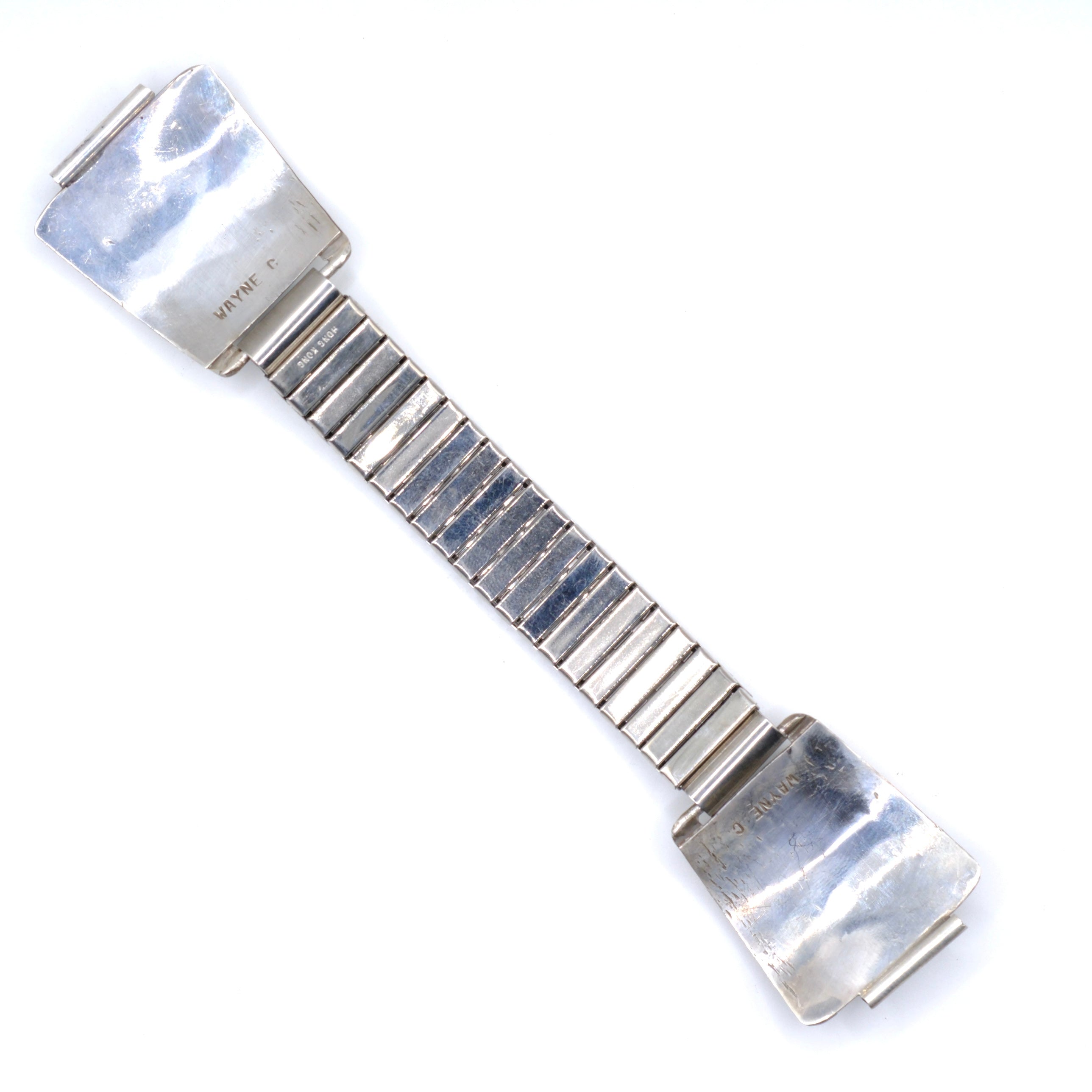 Vintage Sterling Turquoise Cluster Watch Band