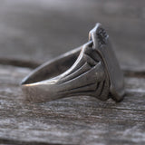 Vintage Sterling Silver Signet Ring 9