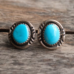 Vintage Sterling Turquoise Earrings
