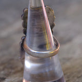 Vintage Sterling Chunky 2-Stone Turquoise Ring 7.25