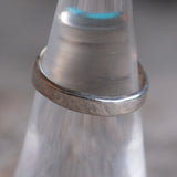 Vintage Sterling Turquoise Inlay Pinwheel Ring 6.5