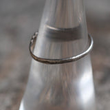 Vintage Sterling Onyx Band 6.25