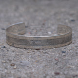 Vintage Sterling Silver Textured Cuff