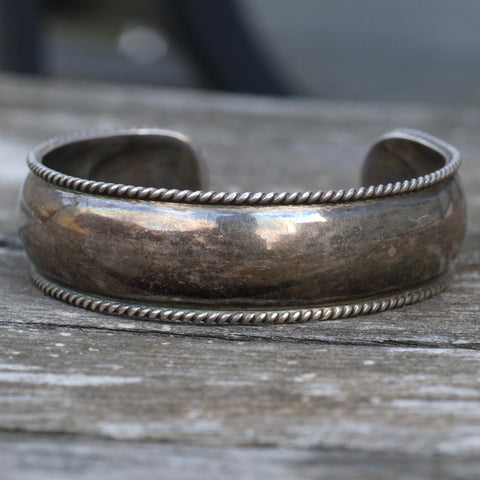 Vintage Sterling Silver Cuff