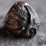 Vintage Sterling Silver Eagle Ring 10.5