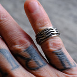 Vintage Sterling Silver Spinner Ring 5