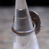 Vintage Sterling Turquoise Ring 4.5