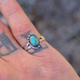 Vintage Sterling Turquoise Ring 6