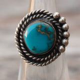 Vintage Sterling Turquoise Ring 4