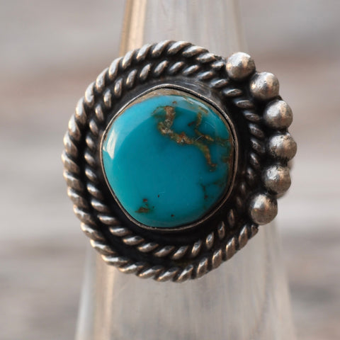 Vintage Sterling Turquoise Ring 4