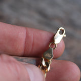 Vintage 14K Gold Cuban Bracelet