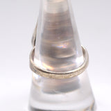 Vintage Sterling Turquoise and Coral Feather Ring 8.75