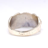 Vintage Sterling 3-Stone Turquoise Ring 10.5