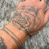 Vintage Sterling Woven Chain Bracelet