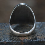 Vintage Sterling Zuni Inlay Ring 11