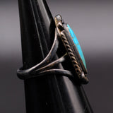 Vintage Sterling Turquoise Ring 5.75