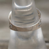 Vintage Sterling Floral Ring 7.75