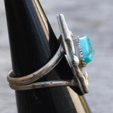 Vintage Sterling Turquoise Ring 5