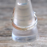 Vintage Sterling 2-Stone Turquoise Ring 10.25